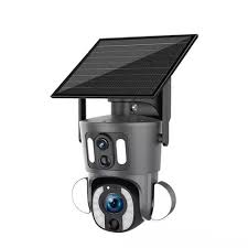 Dual Lens PTZ solar camera Ubox