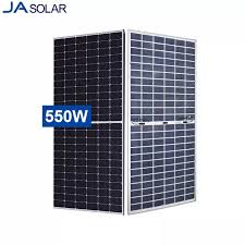 550w Bifacial solar panels